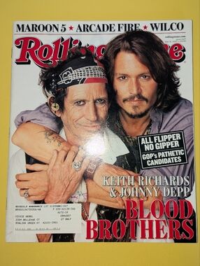 Rolling Stone Issue 1027 May 31, 2007 Johnny Depp & Keith Richards